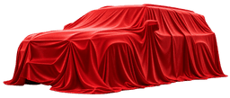 7-Seater SUV Reveal Under Red Satin